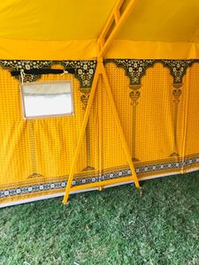 Dayanıklı tuval kumaştan yapılmış siyah ve beyaz ile yeni arapça şerit çadır - Product Image 6