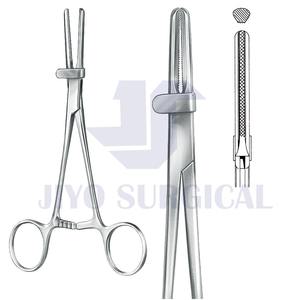 Pinzas de Oclusión de Tubo con Protector de 7.25 Pulgadas, 100% de Alta Calidad, Aprobadas por la CE, Instrumentos Quirúrgicos, Se Acepta OEM - Product Image 2
