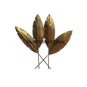 ศิลปะติดผนังรูปทรงใบไม้สำหรับห้องนั่งเล่นห้องนอนศิลปะติดผนังสำหรับบ้านโรงแรมร้านอาหาร - Product Image 1
