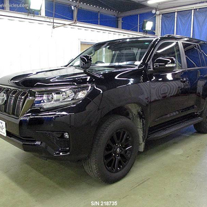 Toyota Land Crui ser Prado 8L Turbo motor Manual caja de cambios RWD Drive asientos de cuero oscuro R16 neumático aleación de aluminio bajo kilometraje venta - Product Image 2