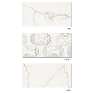 กระเบื้องเซรามิคเคลือบผนัง30x60cm สีขาวดีไซน์เรียบง่าย - Product Image 1