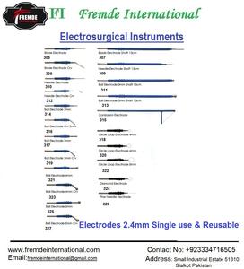 Cuchilla de electrodos quirúrgicos de un solo uso, certificado CE - Product Image 2