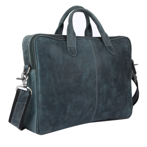 Proveedor indio Leo Torresi, bolso portafolio de cuero genuino de vaca/búfalo vintage, bolso para portátil, bolso ejecutivo para hombres y mujeres - Product Image 2