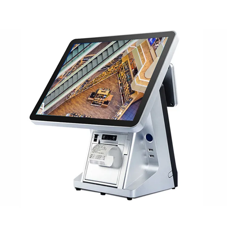 Fabrik Direkt verkauf Kassierer Computer 15,6 Zoll Einzel bildschirm Pos System Touchscreen Fenster Registrier kasse. Touch Pos Terminal