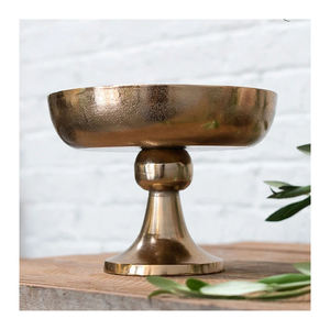 Frutero de Metal Hecho a Mano, Moderno, Dorado, con Forma de Flor, para Centros de Mesa, Decoración del Hogar, con Base de Pedestal, el Mejor Regalo - Product Image 5