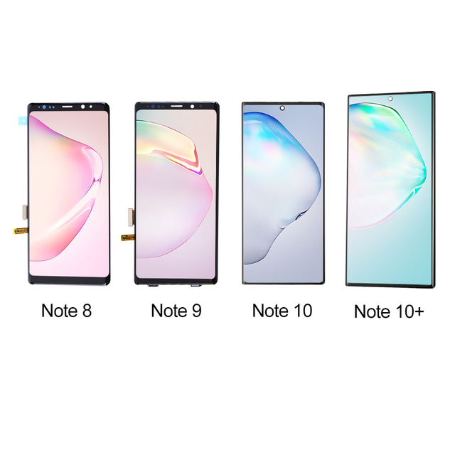 Elekworld OEM AMOLED for Samsung GalNote 8 Note 9 Note 10 Plus Note 20 LCD Touch Screen OLED Display Replacement NO Burn Shadows