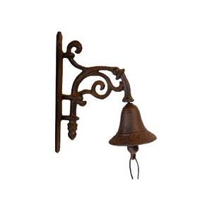 Newest Design Wall Mounted Cast Iron <b>Bell</b> Customized Size Round Shape Wall Hanging <b>Bell</b> For Garden Accessories - Product Image 3