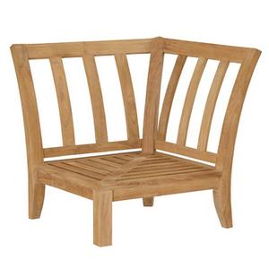 Chaises de salle à manger latérales en teck en bois massif confortables Hampton meubles de patio extérieurs modernes pour hôtels parcs jardins fabriqués en Indonésie - Product Image 1