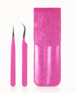 Pince à épiler en acier inoxydable pour extension de cils de greffage professionnel étui coloré écologique avec pince à cils à pointe pointue - Product Image 3