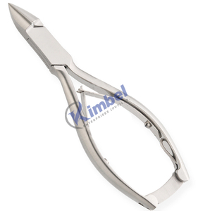 Coupe-ongles professionnel à Double action en acier inoxydable robuste pédicure gestion des cuticules outil de podologie finition satinée large - Product Image 4
