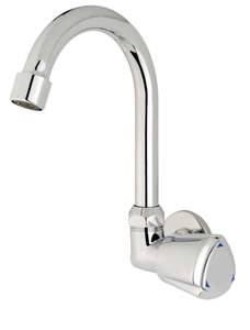 US07 Robinet de salle de bain traditionnel à une manette avec montage sur pont et garantie de 2 ans - Product Image 2