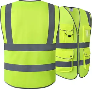 Лучшее качество, защитный жилет, Униформа, светоотражающая футболка для безопасности дорог, мужской производитель в Индии