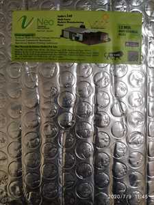 Material de aislamiento reflectante de papel de aluminio industrial de dos caras, espuma de burbujas de polietileno reticulado de doble capa de burbujas de aire - Product Image 2