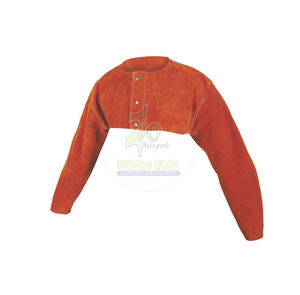 Yugo De Soldadura Veste de soudage en cuir 100 pièces en cuir fendu blanc Protection de sécurité anti-chaleur antistatique 400 LWL PK Pak - Product Image 1