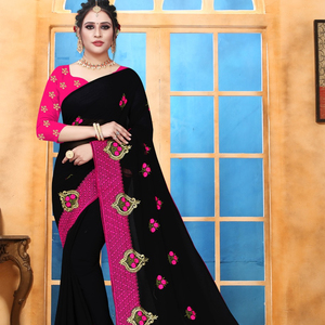 Kanchipuram Saris Seda Fiesta Desgaste Boda Indio Último Diseñador Mujeres Desgaste Sari con Blusa Banarasi Algodón Seda Telas Suaves Alfanumero - Product Image 1