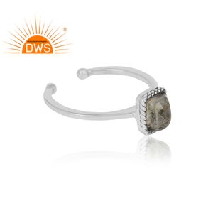 Anillo de Piedra Preciosa de Rutilo Dorado de Moda, Mayorista de Joyería para Chicas, Fabricante de Joyería de Plata 925 Oxidada - Product Image 2