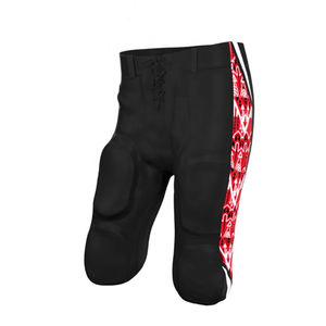 Uniformes de fútbol americano con nombre personalizado, ropa de entrenamiento de color negro, conjunto de uniformes de fútbol americano para adultos - Product Image 2