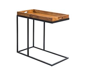 Bandeja de Servicio de Madera de la Más Alta Calidad con Soporte de Hierro Forjado, Bandeja de Servicio y Soporte de Cocina a Bajo Precio - Product Image 1