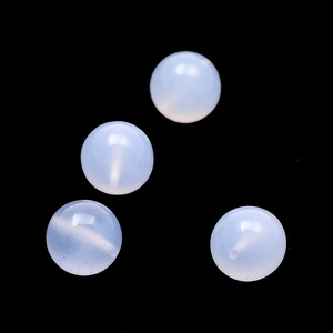 Piedras Preciosas de Calcedonia Azul Agua Natural, Tallado de Flores, Cabujón, Gemas Sueltas, Certificadas por Terceros, Gopika Exports, Joyería Fina - Product Image 1