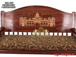 Traditional Teak <b>Wood</b> Taj <b>Swing</b> for Home Indoor Hand Carved Teak <b>Wood</b> Jhoola <b>Swing</b> Peacock Theme Jhula <b>Swing</b> in Living Room - Product Image 3