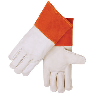 Gants de sécurité industriels MIG TIG de haute qualité, certifiés CE, cuir fendu résistant à la chaleur pour le soudage - Product Image 5