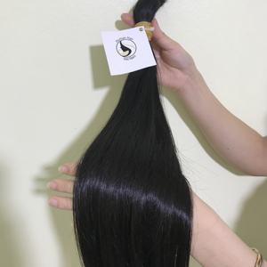 Extensiones de Cabello Humano Liso Sedoso Virgen Remy Vietnamita al por Mayor Grado 10A de Alta Calidad al Mejor Precio con Doble Trama a Máquina - Product Image 3