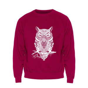 Tùy Chỉnh Thiết Kế <span class=keywords><strong>Owl</strong></span> In 100% Cotton Áo Len Trống Unisex Lông Cừu Nặng Thiết Kế Đồng Bằng Crewneck Nam Thời Trang Dạo Phố Áo - Product Image 5