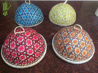 Milieuvriendelijke Vietnam Fabricage Bamboe Eten Cover/Voedsel Cover Gemaakt Van Natuurlijke Bamboe Schotel Cover Beste Leverancier