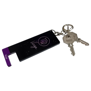 Support de téléphone personnalisé en acrylique avec porte-clés, motif Signe Astrologique Vierge, support de téléphone personnalisé - Product Image 6