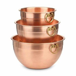 Ensemble de 3 bols à mélanger en cuivre pour la cuisine - Product Image 1