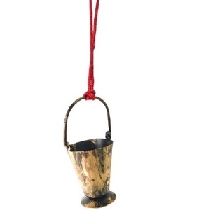 METAL <b>SMALL</b> MINIATURE <b>BUCKET</b> CHRISTMAS HANGING ORNAMENT HIGH QUALITY BEST SELLING CHRISTMAS DECORATION - Product Image 1