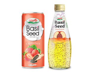 Jus de graines de basilic naturel 290 ml saveur litchi – Fournisseur de boissons OEM, vente en gros, marque privée, approvisionnement en vrac mondial - Product Image 1