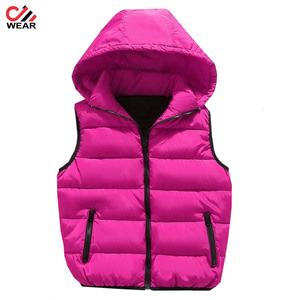 Gilet d'aviateur imperméable pour femmes, tenue d'hiver sans manches, Logo personnalisé imprimé - Product Image 6