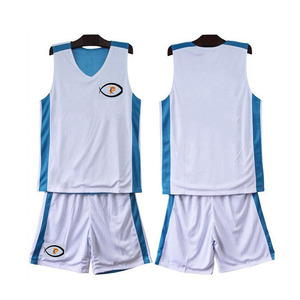 Uniforme de basket-ball à impression par sublimation maillot de basket-ball bleu pour femmes maillot et short de basket-ball personnalisés - Product Image 6