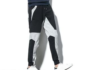 Sporty <b>Slim</b> Fit <b>Joggers</b> for Men with Zipper Pockets Sweat-Resistant & Stretchy Trendy, Soft, Casual Wear Men's Pants & Trousers - Product Image 2