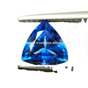 Piedra preciosa de tanzanita azul 6x6mm corte facetado FORMA DE trillón piedras preciosas semipreciosas sueltas piedra azul oscuro Natural tanzanita a granel - Product Image 2