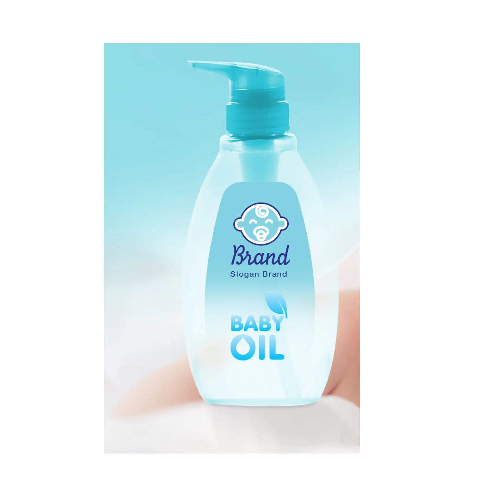 Étiquettes personnalisées OEM pour huile pour bébé, de thaïlande