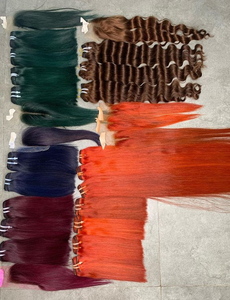 Cabello humano vietnamita al por mayor, liso, largo y corto, de un solo donante, de varios donantes, colores mixtos, precio de fábrica - Product Image 1
