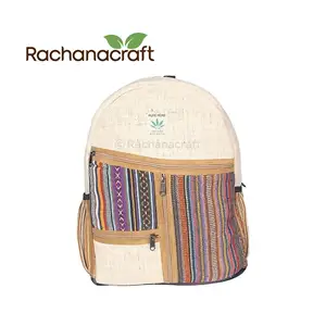 100% hand gefertigter Muli Pocket Hanf rucksack in normaler Größe, Reise, Hipster Pack Fair Trade aus Nepal Made Wholesale Supplies