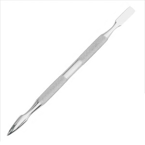 Stainless Steel Double Sided Cuticle Manicure <b>Nail</b> Pushers Cuticle Pusher Stainless Steel <b>Nail</b> Scraper Remover Manicure Pedicure - Product Image 2