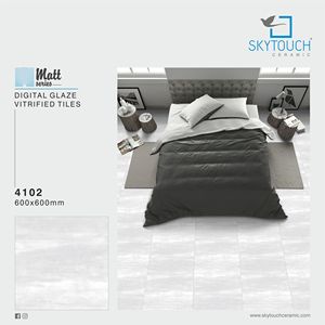 Nouvelle collection de 2021 carreaux de sol en céramique de couleur gris kakhi mat fini 600x600mm pour mur de salon - Product Image 5