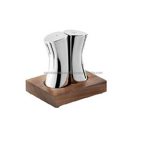 Salières et poivrières de luxe pour hôtel, plaquées cuivre, écologiques, compatibles lave-vaisselle - Product Image 5