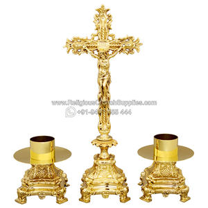 Ensemble de chandelier, croix et chandelier en laiton, AS-1002 - Product Image 2