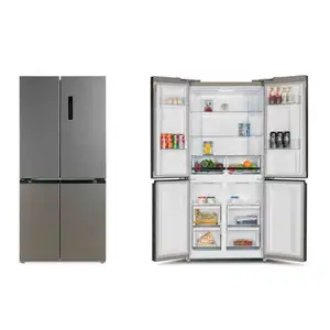 455l alta eficiência personalizada logotipo poupança de energia quatro porta inversor geladeira moderna
