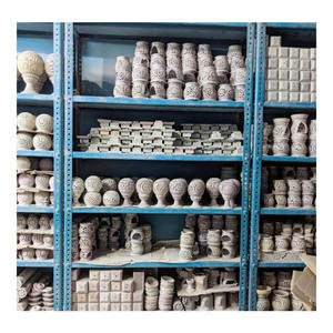 Portavelas de piedra de Soapstone, soporte para varita de incienso - Product Image 1