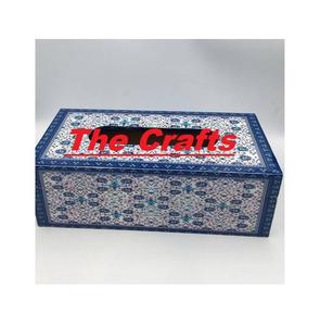 Porte-mouchoirs au design magnifique en bois et métal, boîte à mouchoirs pour la maison, l'hôtel et la restauration - Product Image 5