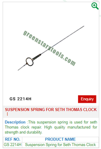 สปริงระงับเหล็กสำหรับนาฬิกาทำเครื่องประดับเครื่องมือและอุปกรณ์ต่างๆ - Product Image 2