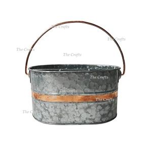 Soporte de cubiertos de tamaño y forma personalizados en soporte de cubiertos galvanizado con asa para uso de vajilla de restaurante - Product Image 1