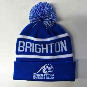 Winter Knitted Bobble Beanies Hats Customize Beanies Winter Sports Hats Warm And Elastic - Product Image 6