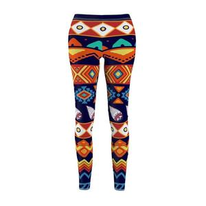 Leggings sur mesure en gros, services OEM, leggings professionnels à motifs ethniques africains, leggings de yoga - Product Image 3